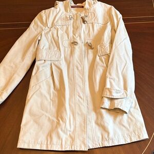 Comptoir Des Cotonniers Cream Hooded Jacket